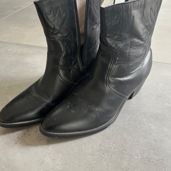 Men's High Noon Side Zip Ankle Cowboy Boots - Picture 2 of 7